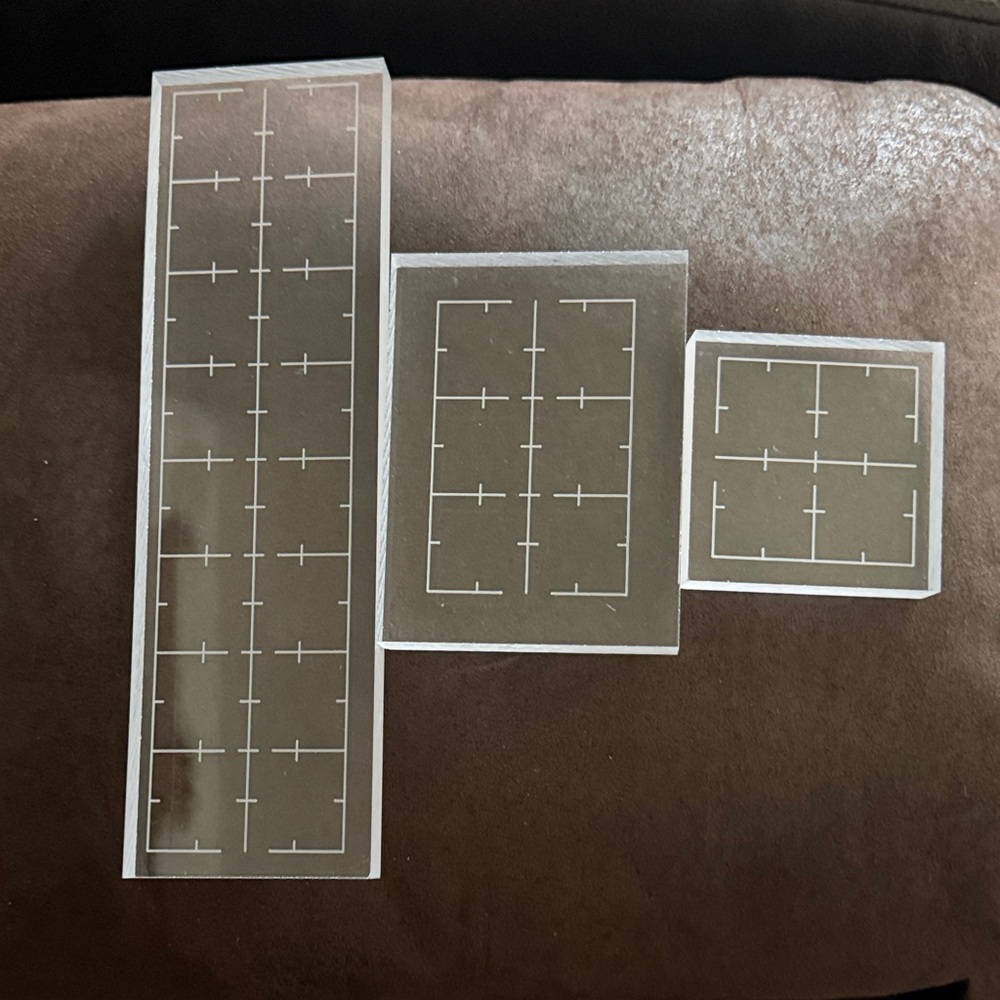 Clear Acrylic Quilting Rulers Set